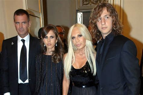 francesca v versace|donatella versace son.